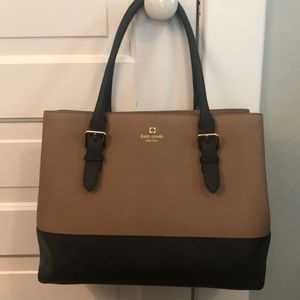 Kate Spade Tan and Black Tote